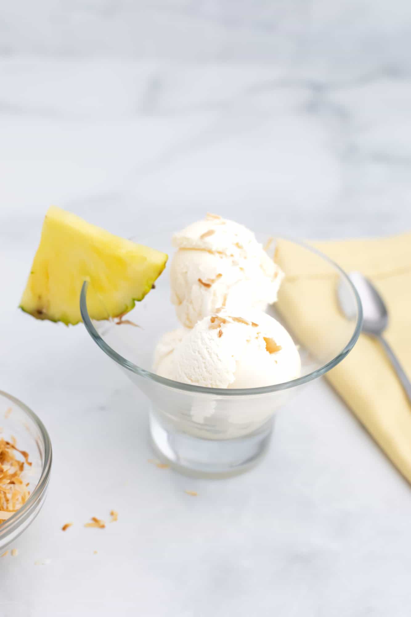 Tropical Pineapple Ice Cream