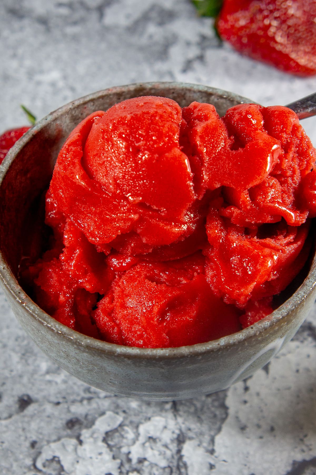 Make Your Own Strawberry Sorbet!